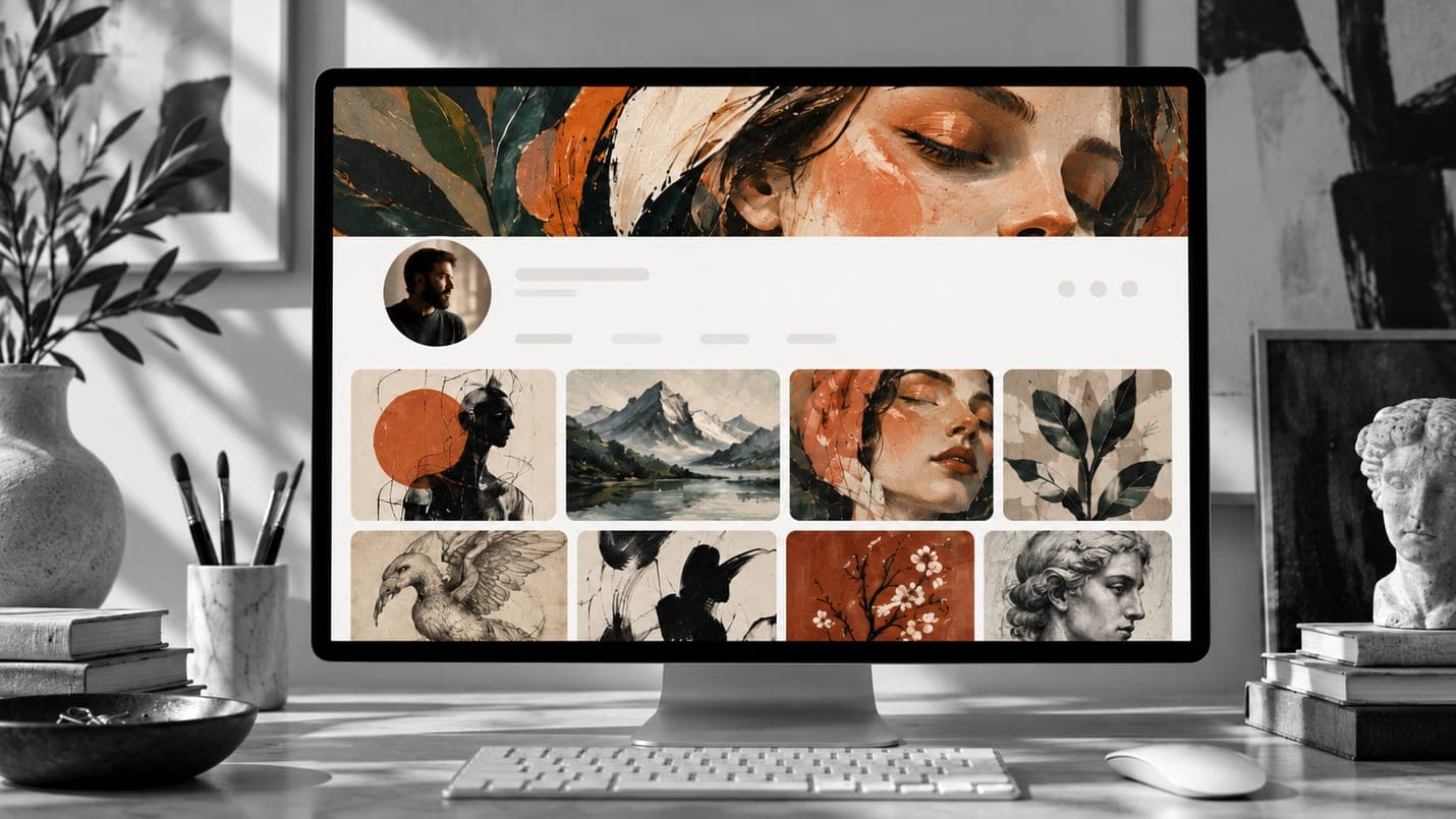 Com crear un portafoli d'artista en línia (opcions gratuïtes)