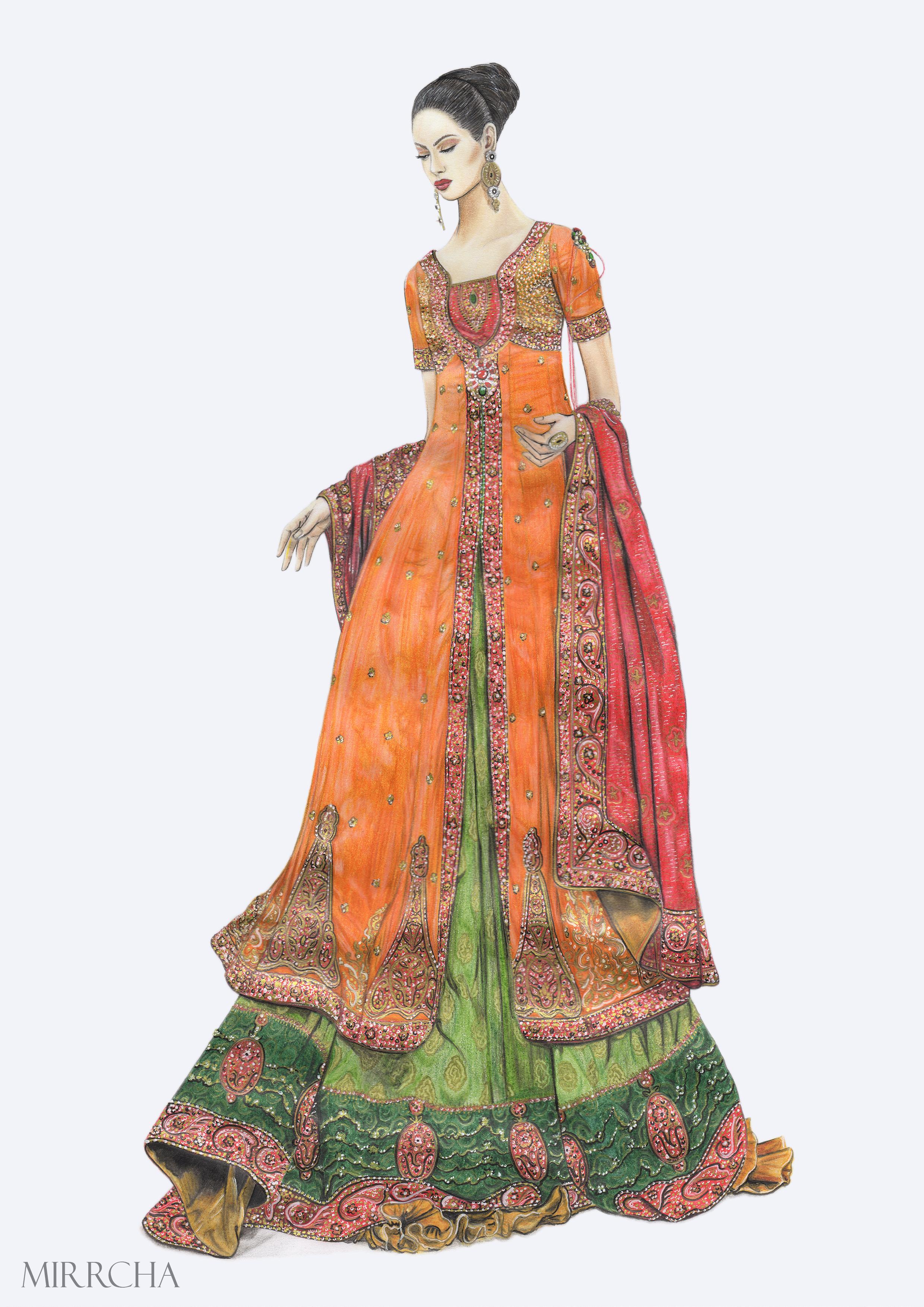 Pakistani wedding dress