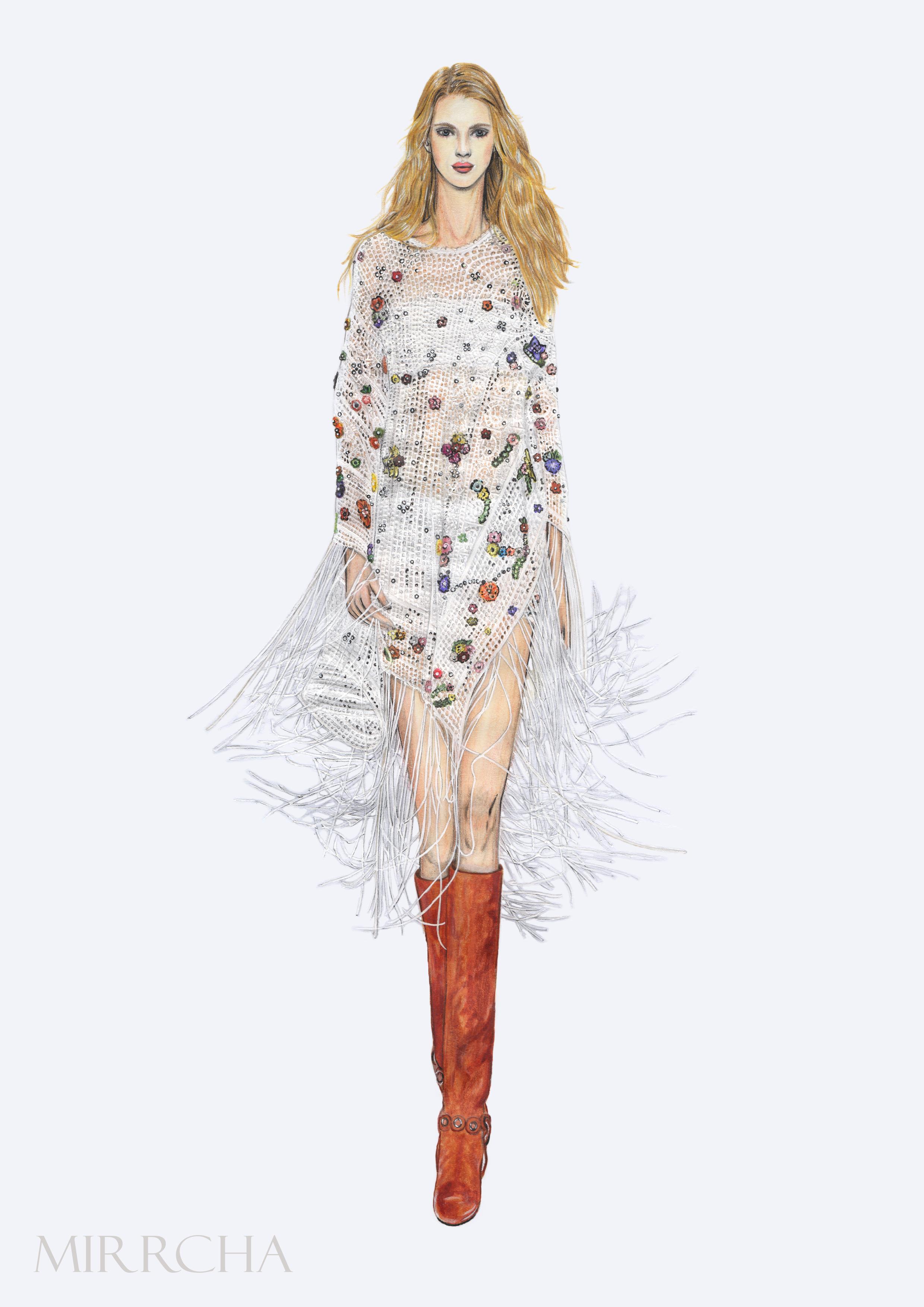 Crochet dress by Emilio Pucci