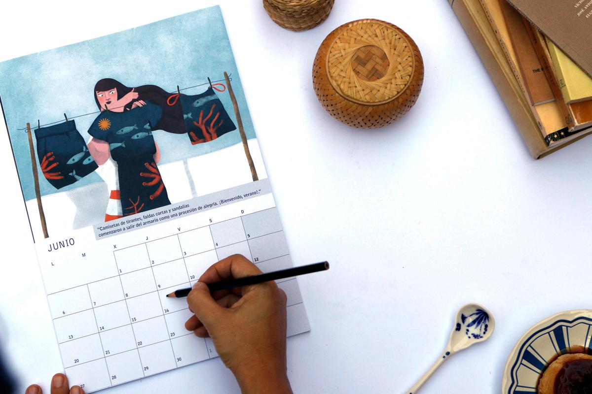 Illustrated Calendar 2016