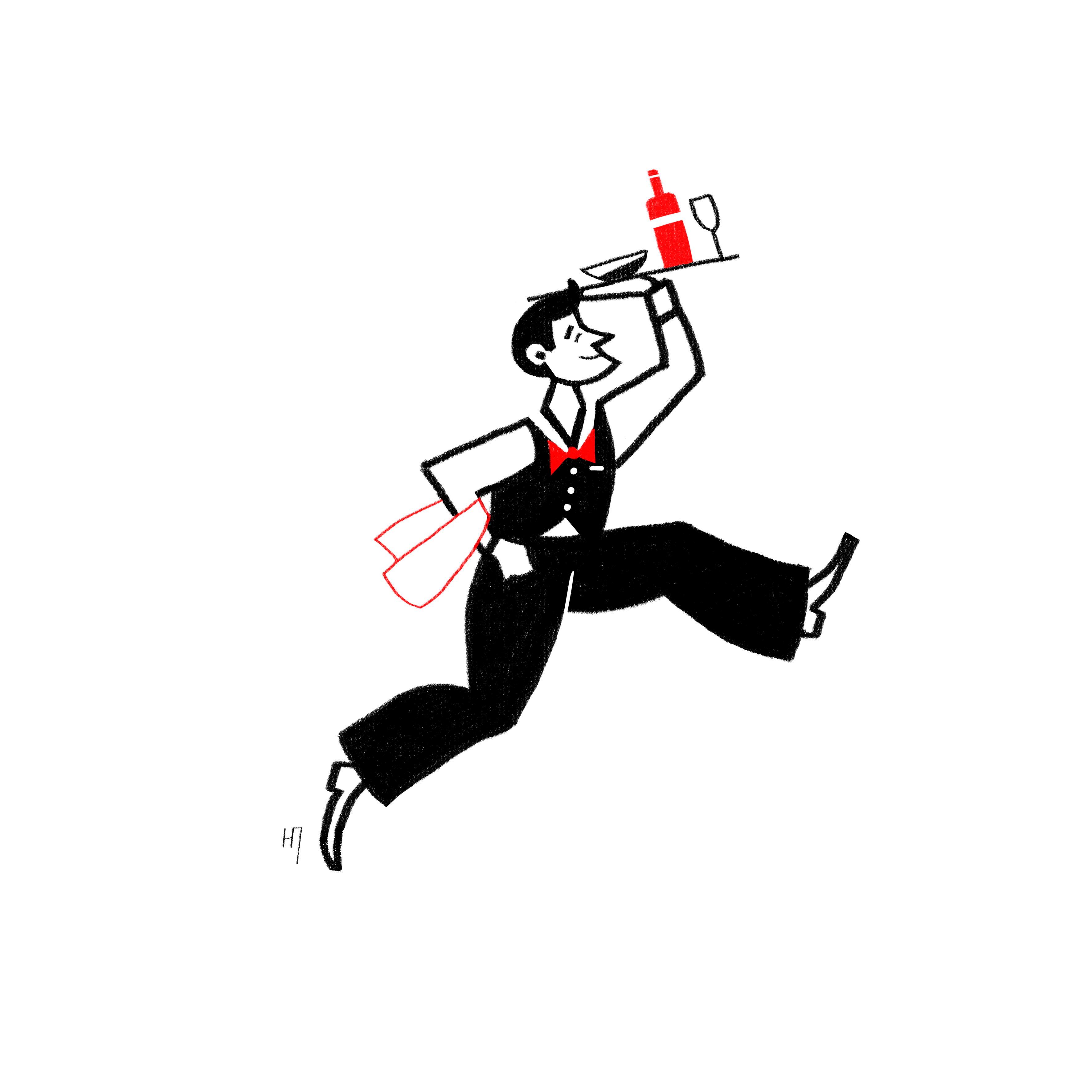 black / red