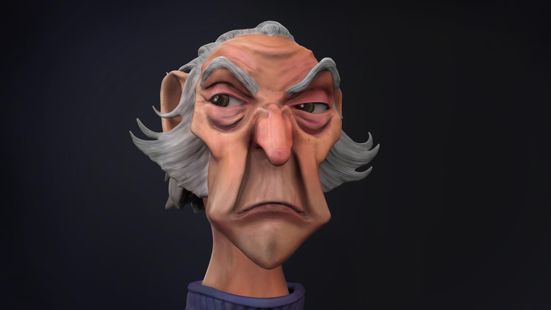 Grumpy old man