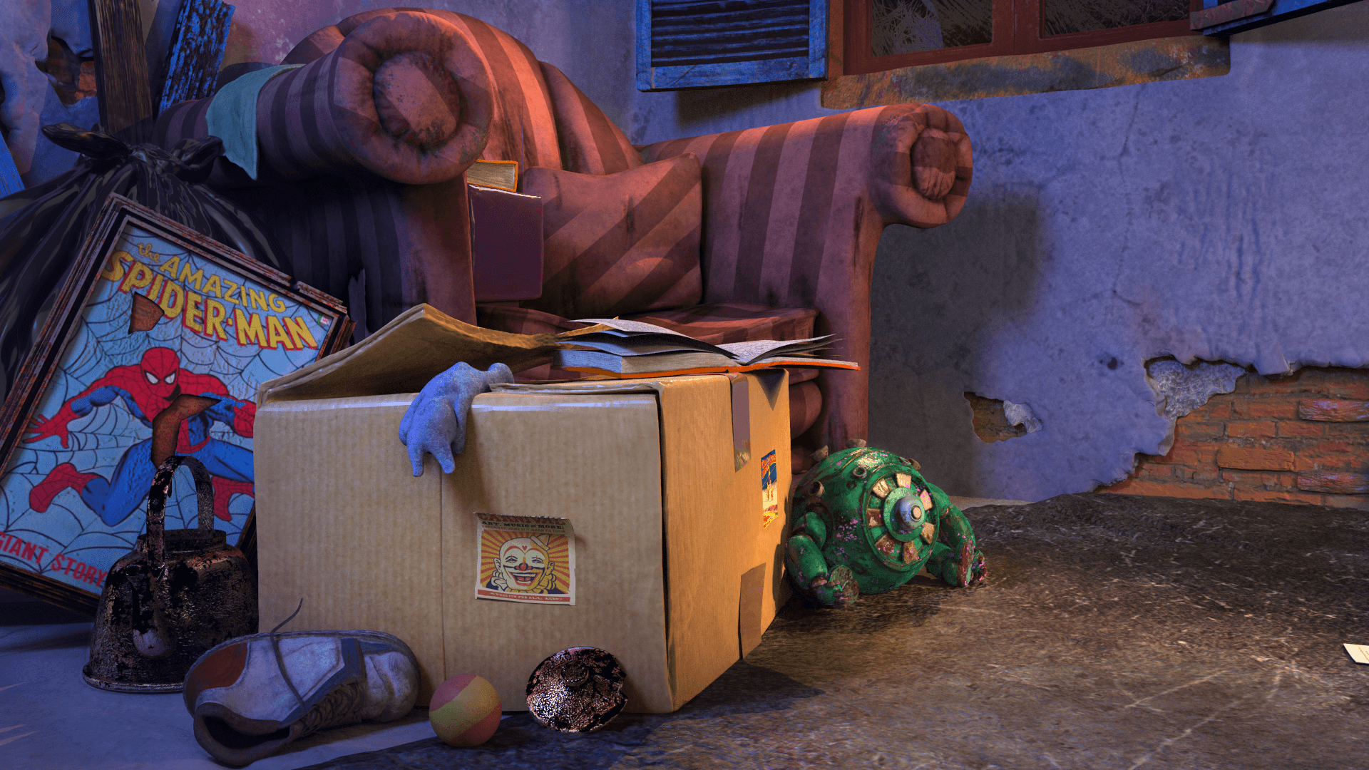 Garbage digital sculpt